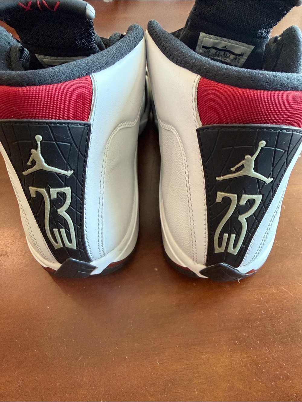Nike Air Jordan 14 Retro "Black Toe" sneakers. - Picture 4 of 7